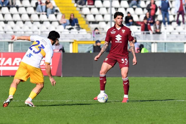 CALCIO - Serie A - Torino FC vs US Lecce Luca Marianucci of Torino FC during Serie A 2025 26 match between Torino FC and of US Lecce at Olimpico Grande Torino Stadium on February 01, 2026 in Turin, Italy - ph Giuliano Marchisciano Turin Italy  Copyright: xIPAxSport ABACAx