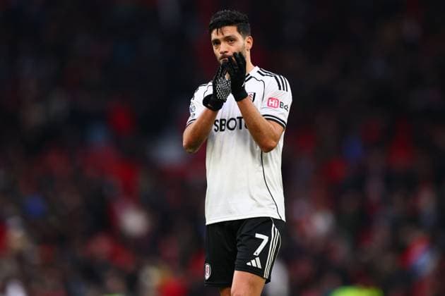 Raul Jimenez of Fulham at the end of the match Manchester United, ManU v Fulham, Premier League, Football, Old Trafford, Manchester, UK - 01 Feb 2026Manchester Old Trafford United Kingdom EDITORIAL USE ONLY No use with unauthorised audio, video, data, fixture lists, club league logos or live services. Online in-match use limited to 120 images, no video emulation. No use in betting, games or single club league player publications. Copyright: xPaulxCurrie Shutterstockx 16496861id