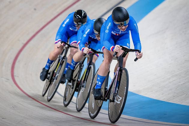 PETERKOVA Kate Ina Sara Kate Ina, JABORNIKOVA Veronika, JABORNIKOVA Anna: UEC Track cycling, Rad, Radsport, Bahnrad, Bahn European Championships Konya 2026 PETERKOVA Kate Ina Sara Kate Ina - JABORNIKOVA Veronika - JABORNIKOVA Anna ( CZE ) Czech Republic Querformat - quer - horizontal - Landscape - Event Veranstaltung: UEC Track Cycling European Championships 2026 - Category Kategorie: Cycling - Track Cycling European Championships - Location Ort: Asia - Turkey - Konya - Discipline: Team Sprint - Category: Elite Women - Distance: ... m - Date Datum: 01.02.2026 Sunday Day 1 -