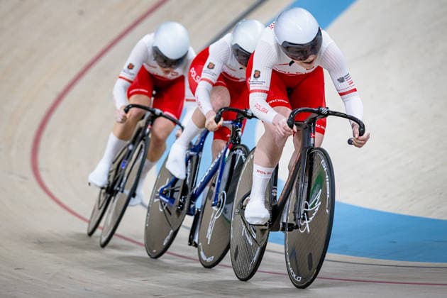 KARWACKA Marlena, LOS Urszula, SIBIAK Nikola: UEC Track cycling, Rad, Radsport, Bahnrad, Bahn European Championships Konya 2026 KARWACKA Marlena - LOS Urszula - SIBIAK Nikola ( POL ) Poland Querformat - quer - horizontal - Landscape - Event Veranstaltung: UEC Track Cycling European Championships 2026 - Category Kategorie: Cycling - Track Cycling European Championships - Location Ort: Asia - Turkey - Konya - Discipline: Team Sprint - Category: Elite Women - Distance: ... m - Date Datum: 01.02.2026 Sunday Day 1 -