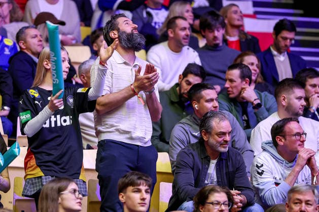 01.02.2026, Handball, Men s EHF EURO 2026, Island - Kroatien, Jyske Bank Boxen in Herning, Dänemark, Placement Match 3 4: Bennet Wiegert Dänemark