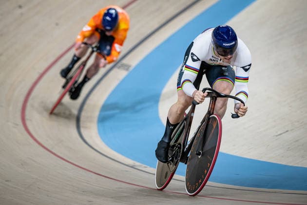 LAVREYSEN Harrie, LENEMAN Loris: UEC Track cycling, Rad, Radsport, Bahnrad, Bahn European Championships Konya 2026 LAVREYSEN Harrie - LENEMAN Loris ( NED ) Netherlands Querformat - quer - horizontal - Landscape - Event Veranstaltung: UEC Track Cycling European Championships 2026 - Category Kategorie: Cycling - Track Cycling European Championships - Location Ort: Asia - Turkey - Konya - Discipline: Team Sprint - Category: Elite Men - Distance: ... m - Date Datum: 01.02.2026 Sunday Day 1 -