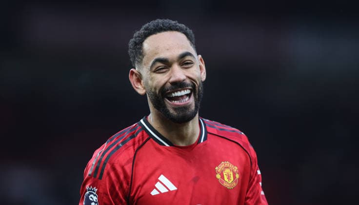 Manchester United, ManU v Fulham, Premier League, Old Trafford, Manchester. Times Photographer Bradley Ormesher. 1.2.2026. Manchester United v Fulham, Premier League, Old Trafford, Manchester. Times Photographer Bradley Ormesher. Matheus Cunha.  Copyright: xBradleyxOrmesherx NINTCHDBPICT001055790879