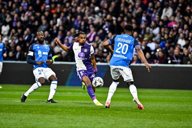 FOOTBALL : Toulouse vs Auxerre - 20eme Journee de Ligue1 McDonald S - Toulouse - 01 02 2026 Yann Gboho (tfc) Toulouse  Copyright: xThierryxBretonx