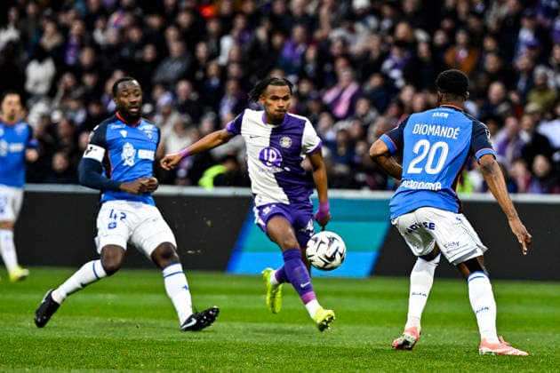 FOOTBALL : Toulouse vs Auxerre - 20eme Journee de Ligue1 McDonald S - Toulouse - 01 02 2026 Yann Gboho (tfc) Toulouse  Copyright: xThierryxBretonx
