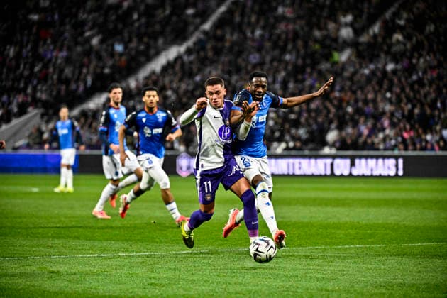 FOOTBALL : Toulouse vs Auxerre - 20eme Journee de Ligue1 McDonald S - Toulouse - 01 02 2026 Manuen Hidalgo (tfc) Toulouse  Copyright: xThierryxBretonx