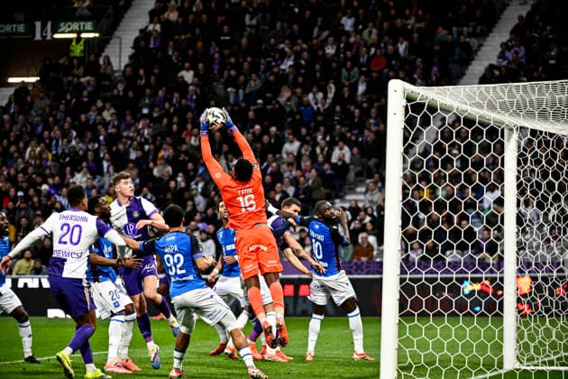 FOOTBALL : Toulouse vs Auxerre - 20eme Journee de Ligue1 McDonald S - Toulouse - 01 02 2026 Donovan Leon (aja) Toulouse  Copyright: xThierryxBretonx