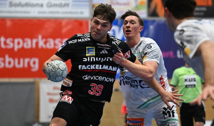 01.02.2026 - Handball - Saison 2025 2026 - Testspiel - Freundschaftsspiel : HC Erlangen HCE - Frisch Auf Göppingen - - xwoxzix - Tobias Buck (39, HC Erlangen HCE ) Ole Pregler (23, Frisch Auf Göppingen )