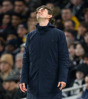 01 Feb 2026 - Tottenham v Manchester City - Premier League - Tottenham Hotspur Stadium - London. Tottenham v Manchester City - Premier League - Tottenham Hotspur Stadium - London. Tottenham Manager Thomas Frank. Picture : Mark Pain LONDON England  Copyright: xMarkxPainx