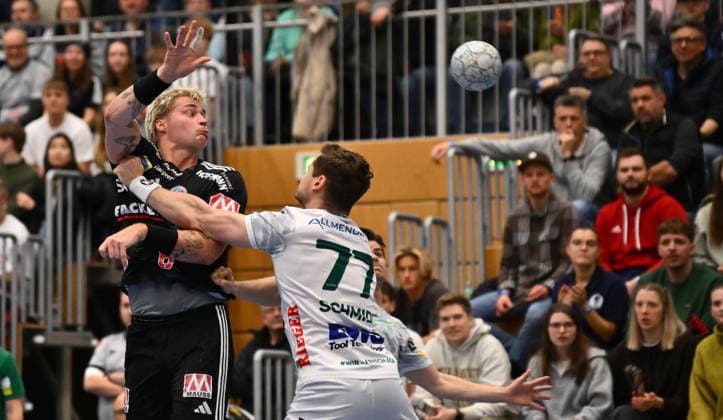 01.02.2026 - Handball - Saison 2025 2026 - Testspiel - Freundschaftsspiel : HC Erlangen HCE - Frisch Auf Göppingen - - xwoxzix - Marek Nissen (6, HC Erlangen HCE ) David Schmidt (77, Frisch Auf Göppingen )