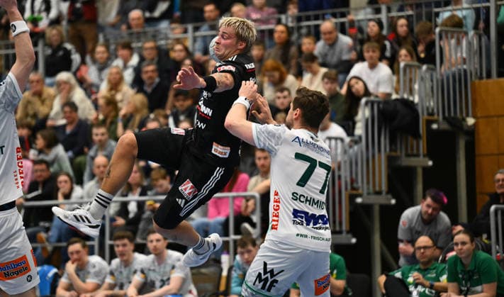 01.02.2026 - Handball - Saison 2025 2026 - Testspiel - Freundschaftsspiel : HC Erlangen HCE - Frisch Auf Göppingen - - xwoxzix - Marek Nissen (6, HC Erlangen HCE ) David Schmidt (77, Frisch Auf Göppingen )