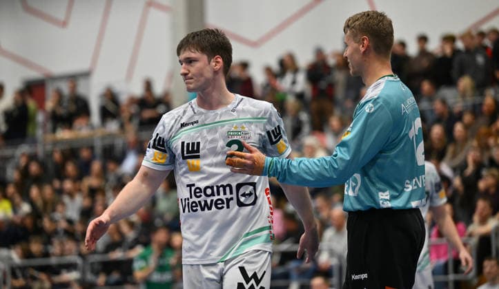 01.02.2026 - Handball - Saison 2025 2026 - Testspiel - Freundschaftsspiel : HC Erlangen HCE - Frisch Auf Göppingen - - xwoxzix - Oskar Neudeck (2, Frisch Auf Göppingen ) Kristian Saeveras (12, Frisch Auf Göppingen )