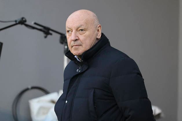 February 1, 2026, Cremona: Inter FC s Giuseppe Marotta President and Ceo during the italian soccer,Serie A match between US Cremonese vs Internazionale FC on February 01, 2026 at the Giovanni Zini stadium in Cremona, Italy. ANSA Serie A: Cremonese-Inter  - ZUMAa110 20260201_zaf_a110_042 Copyright: xDavidexCasentinix