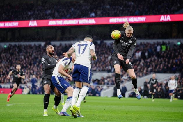 Premier League 2025 26 Tottenham Hotspur v Manchester City Tottenham Hotspur Stadium 01.02.2026 Erling Haaland of Manchester City Premier League 2025 26 Tottenham Hotspur v Manchester City Tottenham Hotspur Stadium 01.02.2026 Photograph By Marc Aspland The Times  Copyright: xMarcxAsplandx NINTCHDBPICT001055803446