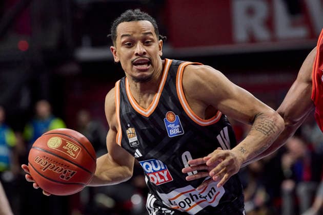 Deutsche Basketball Bundesliga (BBL), FC Bayern München Basketball vs RATIOPHARM ULM, München FC Bayern Basketball, ulm ratiopharm, 2026-02-01 in München (SAP Garden) WEIDEMANN Nelson (RATIOPHARM ULM Shooting Guard (SG) Nr0-ULM0) sportworld München SAP Garden Bayern Deutschland