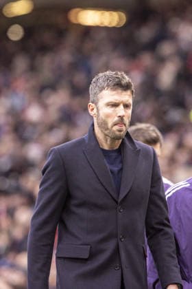 MANCHESTER, ENGLAND - FEBRUARY 01: Michael Carrick during a Premier League 2026 match between Manchester United, ManU and Fulham at Old Trafford on February 1st, 2026 in Manchester, England. (Photo by Richard Callis Sports Press Photo) Copyright: xRichardxCallis SportsxPressxPhotx Sportspressphoto_SPR87744