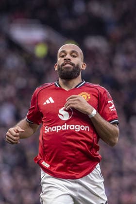 MANCHESTER, ENGLAND - FEBRUARY 01: Brian Mbeumo of Manchester United, ManU during a Premier League 2026 match between Manchester United and Fulham at Old Trafford on February 1st, 2026 in Manchester, England. (Photo by Richard Callis Sports Press Photo) Copyright: xRichardxCallis SportsxPressxPhotx Sportspressphoto_SPR87749