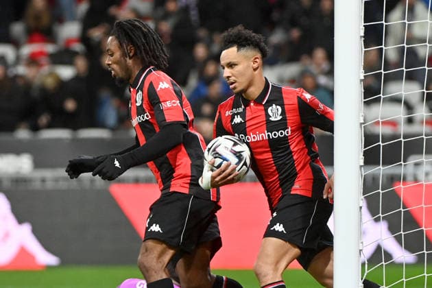 OGC Nice v Stade Brestois 29 - Ligue 1 McDonald s 2025 2026 10 Sofiane DIOP (ogcn) - 11 Elye WAHI (ogcn) during the Ligue 1 McDonald s match between Nice and Brest at Allianz Riviera on February 1, 2026 in Nice, France. Nice France  Copyright: xFEPx 776348269