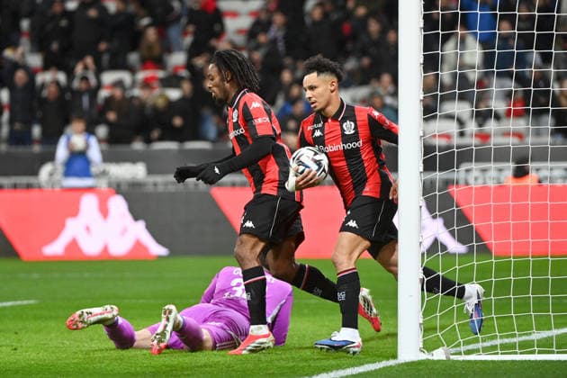 OGC Nice v Stade Brestois 29 - Ligue 1 McDonald s 2025 2026 10 Sofiane DIOP (ogcn) - 11 Elye WAHI (ogcn) during the Ligue 1 McDonald s match between Nice and Brest at Allianz Riviera on February 1, 2026 in Nice, France. Nice France  Copyright: xFEPx 776348269