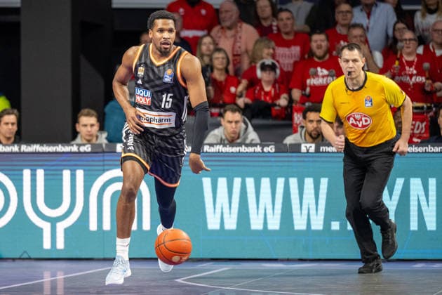 Justin Simon 15 (Ratiopharm Ulm), FC Bayern Basketball vs. Ratiopharm Ulm, BBL, 18. Spieltag, 01.02.2026 Muenchen Bayern Deutschland