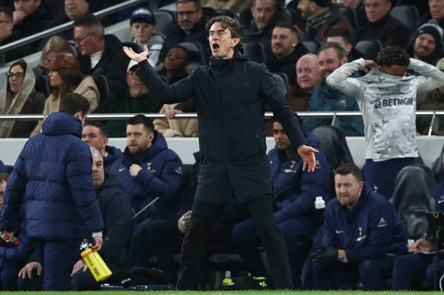 Tottenham Hotspur v Manchester City, Premier League Tottenham Hotspur manager Thomas Frank during the Tottenham Hotspur v Manchester City Premier League match at the Tottenham Hotspur Stadium, London, England on 1 February 2026 Credit: Ian Stephen Every Second Media Editorial use only. All images are copyright Every Second Media Limited. No images may be reproduced without prior permission. All rights reserved. Premier League and Football League images are subject to licensing agreements with Football DataCo Limited. see https: www.football-dataco.com Copyright: xIMAGO EveryxSecondxMediax ESM-1780-0040 IanxStephenx xEveryxSecondxMediax