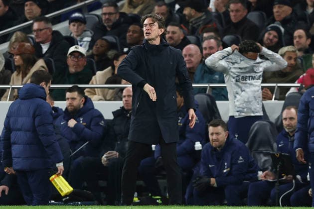 Tottenham Hotspur v Manchester City, Premier League Tottenham Hotspur manager Thomas Frank during the Tottenham Hotspur v Manchester City Premier League match at the Tottenham Hotspur Stadium, London, England on 1 February 2026 Credit: Ian Stephen Every Second Media Editorial use only. All images are copyright Every Second Media Limited. No images may be reproduced without prior permission. All rights reserved. Premier League and Football League images are subject to licensing agreements with Football DataCo Limited. see https: www.football-dataco.com Copyright: xIMAGO EveryxSecondxMediax ESM-1780-0041 IanxStephenx xEveryxSecondxMediax