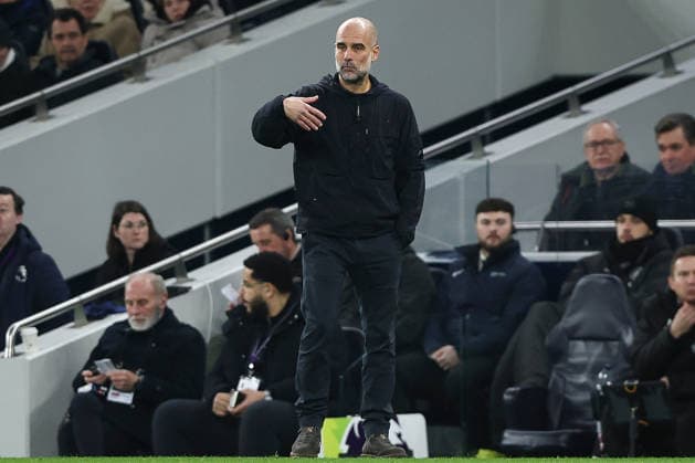 Tottenham Hotspur v Manchester City, Premier League Manchester City manager Pep Guardiola during the Tottenham Hotspur v Manchester City Premier League match at the Tottenham Hotspur Stadium, London, England on 1 February 2026 Credit: Ian Stephen Every Second Media Editorial use only. All images are copyright Every Second Media Limited. No images may be reproduced without prior permission. All rights reserved. Premier League and Football League images are subject to licensing agreements with Football DataCo Limited. see https: www.football-dataco.com Copyright: xIMAGO EveryxSecondxMediax ESM-1780-0046 IanxStephenx xEveryxSecondxMediax