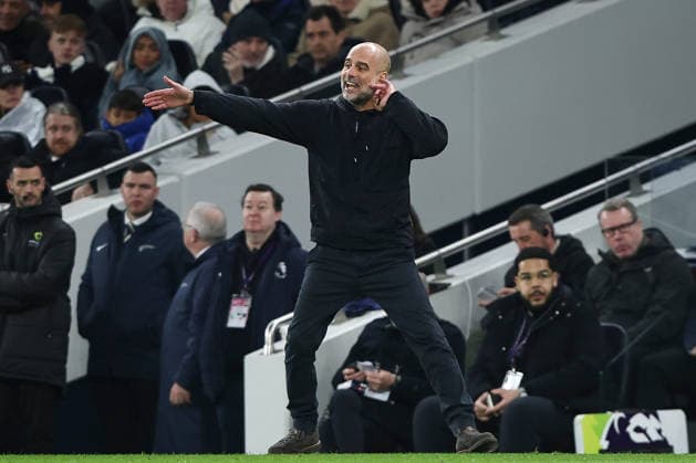 Tottenham Hotspur v Manchester City, Premier League Manchester City manager Pep Guardiola during the Tottenham Hotspur v Manchester City Premier League match at the Tottenham Hotspur Stadium, London, England on 1 February 2026 Credit: Ian Stephen Every Second Media Editorial use only. All images are copyright Every Second Media Limited. No images may be reproduced without prior permission. All rights reserved. Premier League and Football League images are subject to licensing agreements with Football DataCo Limited. see https: www.football-dataco.com Copyright: xIMAGO EveryxSecondxMediax ESM-1780-0047 IanxStephenx xEveryxSecondxMediax
