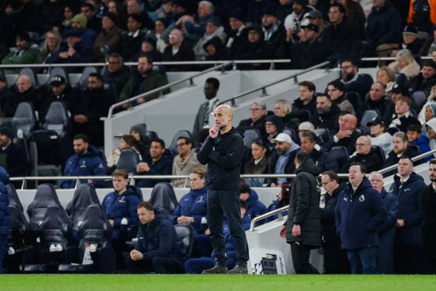 Premier League 2025 26 Tottenham Hotspur v Manchester City Tottenham Hotspur Stadium 01.02.2026 Manchester City manager Pep Guardiola Premier League 2025 26 Tottenham Hotspur v Manchester City Tottenham Hotspur Stadium 01.02.2026 Photograph By Marc Aspland The Times  Copyright: xMarcxAsplandx NINTCHDBPICT001055811245