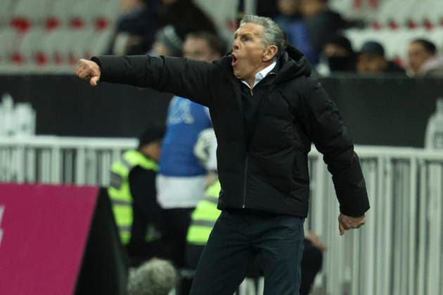 Nice v Stade Brestois 29 - Ligue 1 McDonald s 2025 2026 Claude Puel Haed Coach of OGC Nice reacts on the side line during the Ligue 1 McDonald s match between Nice and Brest at Allianz Riviera on February 1, 2026 in Nice, France. WARNING! This Photograph May Only Be Used For Newspaper And Or Magazine Editorial Purposes. May Not Be Used For Publications Involving 1 player, 1 Club Or 1 Competition Without Written Authorisation From Football DataCo Ltd. For Any Queries, Please Contact Football DataCo Ltd on +44 (0) 207 864 9121 Nice Allianz Riviera South-Eastern France France Copyright: xAllstarxPicturexLibraryxLtdx