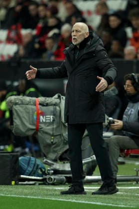 Nice v Stade Brestois 29 - Ligue 1 McDonald s 2025 2026 Eric Roy, Head Coach of Stade Brestois 29 on the side line during the Ligue 1 McDonald s match between Nice and Brest at Allianz Riviera on February 1, 2026 in Nice, France. WARNING! This Photograph May Only Be Used For Newspaper And Or Magazine Editorial Purposes. May Not Be Used For Publications Involving 1 player, 1 Club Or 1 Competition Without Written Authorisation From Football DataCo Ltd. For Any Queries, Please Contact Football DataCo Ltd on +44 (0) 207 864 9121 Nice Allianz Riviera South-Eastern France France Copyright: xAllstarxPicturexLibraryxLtdx