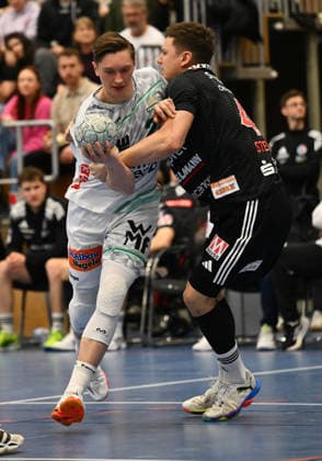 01.02.2026 - Handball - Saison 2025 2026 - Testspiel - Freundschaftsspiel : HC Erlangen HCE - Frisch Auf Göppingen - - xwoxzix - Ole Pregler (23, Frisch Auf Göppingen ) Christoph Steinert ( 44, HC Erlangen HCE )