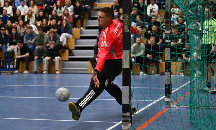 01.02.2026 - Handball - Saison 2025 2026 - Testspiel - Freundschaftsspiel : HC Erlangen HCE - Frisch Auf Göppingen - - xwoxzix - Dario Quenstedt (1, HC Erlangen HCE )