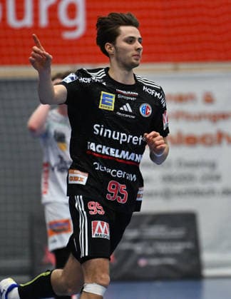 01.02.2026 - Handball - Saison 2025 2026 - Testspiel - Freundschaftsspiel : HC Erlangen HCE - Frisch Auf Göppingen - - xwoxzix - Tim Gömmel Goemmel (95, HC Erlangen HCE ) Torjubel Jubel Freude