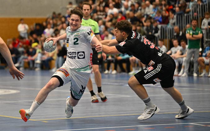 01.02.2026 - Handball - Saison 2025 2026 - Testspiel - Freundschaftsspiel : HC Erlangen HCE - Frisch Auf Göppingen - - xwoxzix - Oskar Neudeck (2, Frisch Auf Göppingen ) Tobias Buck (39, HC Erlangen HCE )