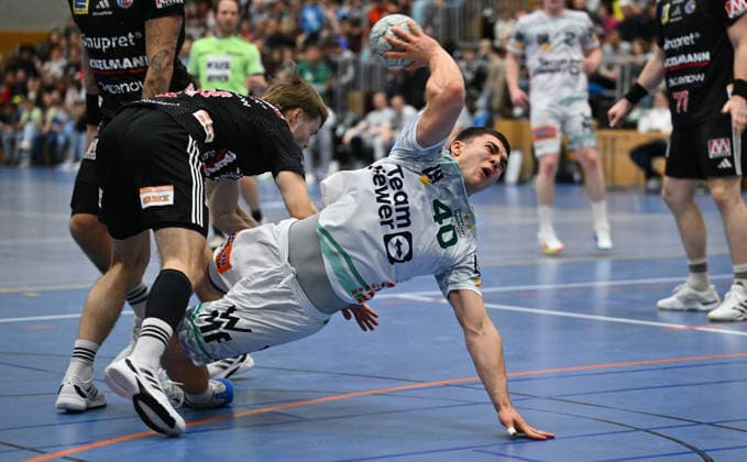 01.02.2026 - Handball - Saison 2025 2026 - Testspiel - Freundschaftsspiel : HC Erlangen HCE - Frisch Auf Göppingen - - xwoxzix - Christopher Bissel (21, HC Erlangen HCE ) Elias Newel (40, Frisch Auf Göppingen )