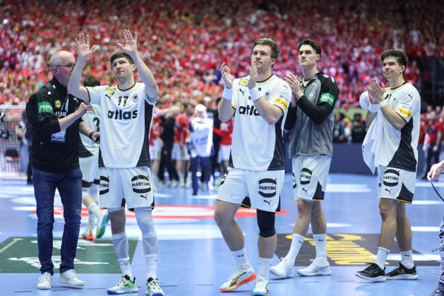 Denmark v Germany - Men s EHF EURO 2026 Final Team Germany after during the Men s EHF EURO 2026 Final match between Denmark and Germany at Jyske Bank Boxen on February 1, 2026 in Herning, Denmark.  SanjinxStrukic PIXSELL