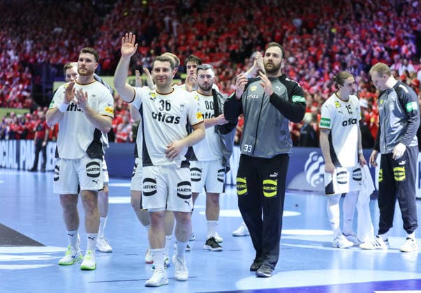 Denmark v Germany - Men s EHF EURO 2026 Final Team Germany after during the Men s EHF EURO 2026 Final match between Denmark and Germany at Jyske Bank Boxen on February 1, 2026 in Herning, Denmark.  SanjinxStrukic PIXSELL