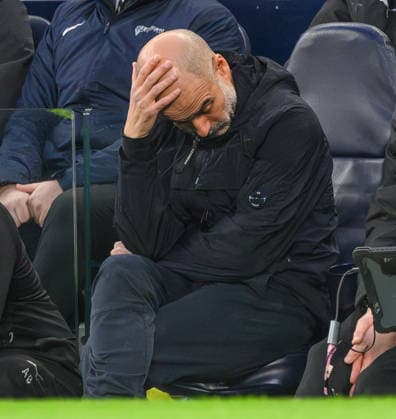 01 Feb 2026 - Tottenham v Manchester City - Premier League - Tottenham Hotspur Stadium - London. Tottenham v Manchester City - Premier League - Tottenham Hotspur Stadium - London. Manchester City Manager Pep Guardiola. Picture : Mark Pain LONDON England  Copyright: xMarkxPainx