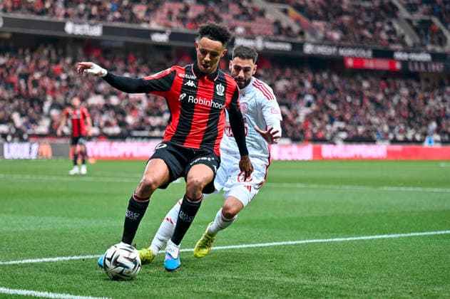 FOOTBALL : Nice (OGCN) vs Brest (SB29) - ligue 1 - 1 2 26 Nice™s forward 10 Sofiane Diop during the French L1 2025-2026 season football match between Nice (OGCN) and Brest (SB) at Allianz Riviera stadium of Nice, south France, on February 1, 2026. NICEFrance  Copyright: xFredericxDIDESx