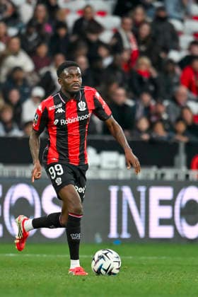 FOOTBALL : Nice (OGCN) vs Brest (SB29) - ligue 1 - 1 2 26 Nice™s Midfielder 99 Salis Abdul during the French L1 2025-2026 season football match between Nice (OGCN) and Brest (SB) at Allianz Riviera stadium of Nice, south France, on February 1, 2026. NICEFrance  Copyright: xFredericxDIDESx