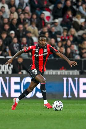 FOOTBALL : Nice (OGCN) vs Brest (SB29) - ligue 1 - 1 2 26 Nice™s Midfielder 99 Salis Abdul during the French L1 2025-2026 season football match between Nice (OGCN) and Brest (SB) at Allianz Riviera stadium of Nice, south France, on February 1, 2026. NICEFrance  Copyright: xFredericxDIDESx