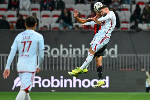 FOOTBALL : Nice (OGCN) vs Brest (SB29) - ligue 1 - 1 2 26 Nice™s defender 2 Ali Abdi during the French L1 2025-2026 season football match between Nice (OGCN) and Brest (SB) at Allianz Riviera stadium of Nice, south France, on February 1, 2026. NICEFrance  Copyright: xFredericxDIDESx