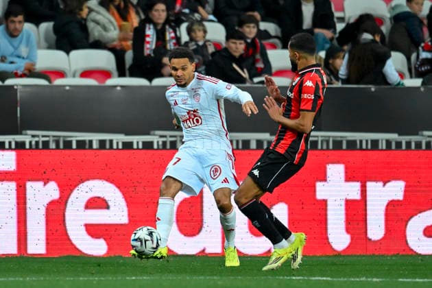 FOOTBALL : Nice (OGCN) vs Brest (SB29) - ligue 1 - 1 2 26 Brest™s defender 77 K. Lala 2025-2026 season football match between Nice (OGCN) and Brest (SB) at Allianz Riviera stadium of Nice, south France, on February 1, 2026. NICEFrance  Copyright: xFredericxDIDESx