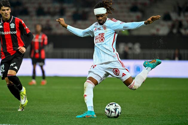 FOOTBALL : Nice (OGCN) vs Brest (SB29) - ligue 1 - 1 2 26 Brest™s defender 27 D. Guindo during the French L1 2025-2026 season football match between Nice (OGCN) and Brest (SB) at Allianz Riviera stadium of Nice, south France, on February 1, 2026. NICEFrance  Copyright: xFredericxDIDESx
