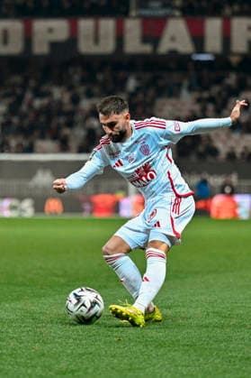 FOOTBALL : Nice (OGCN) vs Brest (SB29) - ligue 1 - 1 2 26 Brest™s forward 10 R. Del Castillo during the French L1 2025-2026 season football match between Nice (OGCN) and Brest (SB) at Allianz Riviera stadium of Nice, south France, on February 1, 2026. NICEFrance  Copyright: xFredericxDIDESx