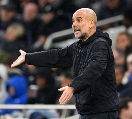 01 Feb 2026 - Tottenham v Manchester City - Premier League - Tottenham Hotspur Stadium - London. Tottenham v Manchester City - Premier League - Tottenham Hotspur Stadium - London. Manchester City Manager Pep Guardiola. Picture : Mark Pain LONDON England  Copyright: xMarkxPainx