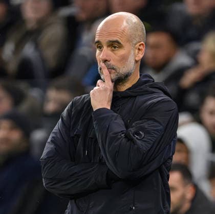01 Feb 2026 - Tottenham v Manchester City - Premier League - Tottenham Hotspur Stadium - London. Tottenham v Manchester City - Premier League - Tottenham Hotspur Stadium - London. Manchester City Manager Pep Guardiola. Picture : Mark Pain LONDON England  Copyright: xMarkxPainx