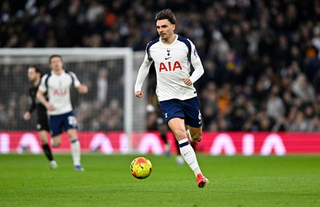 Tottenham Hotspur V Manchester City. Premier league. Joao Palhinha (Spurs) during the Tottenham Hotspur V Manchester City Premier league match at the Tottenham Hotspur Stadium, London. Tottenham Tottenham Hotspur Stadium UK Copyright: xMartinxDaltonx Spurs_ManCity_010226_MD_004