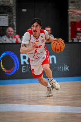 Barmer 2. Basketball Bundesliga ProA: Rheinstars Köln vs. Paderborn Baskets, 01.02.2026 Jasper Günther (RheinStarsKöln 6), Barmer 2. Basketball Bundesliga ProA: Rheinstars Köln vs. Paderborn Baskets am 01.02.2026 in der Motorworld Köln in Koeln (Nordrhein-Westfalen) Copyright: xBEAUTIFULxSPORTS Mueller-Laschetx